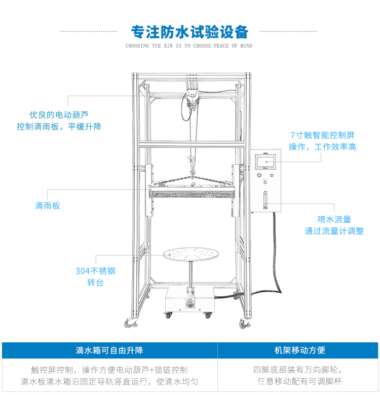 取暖器IPX2滴水試驗設(shè)備