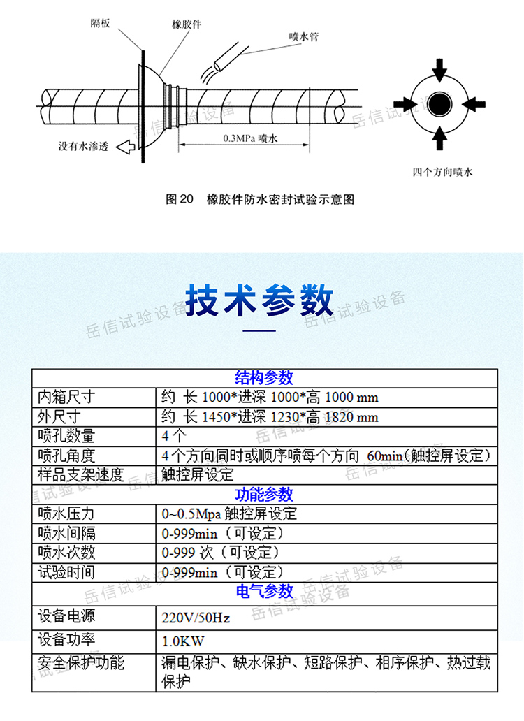 汽車線束噴淋試驗(yàn)機(jī)